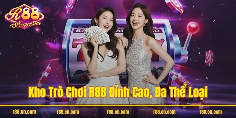 Kho trò chơi R88 đỉnh cao, đa thể loại